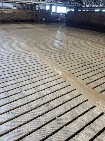 Slat concrete grooving results in Cumbria